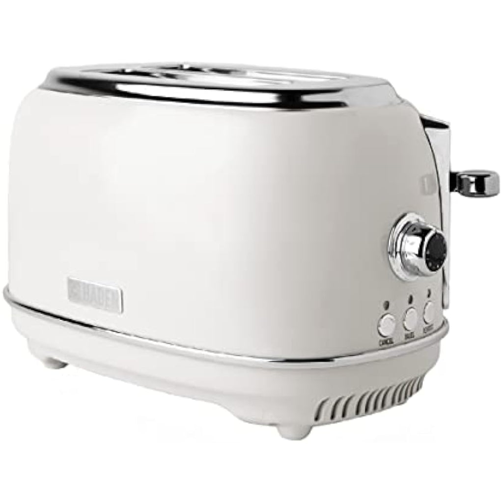 Haden Heritage 2-Slice Toaster – Retro Stainless Steel in White