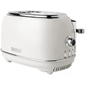 Haden Heritage 2-Slice Toaster – Retro Stainless Steel in White