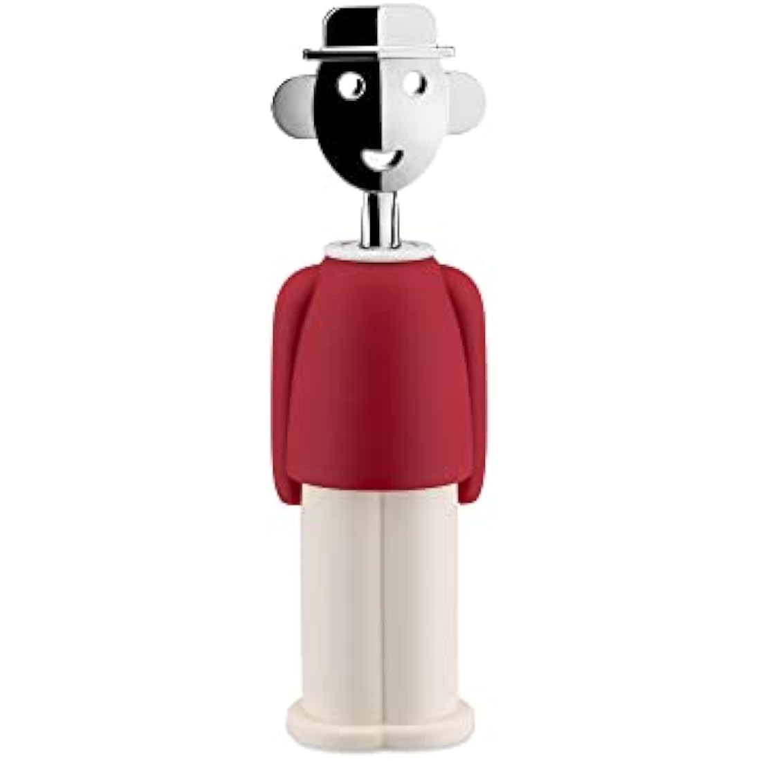 Alessi Alessandro M. Corkscrew – Red Designer Wine Opener in Zamak