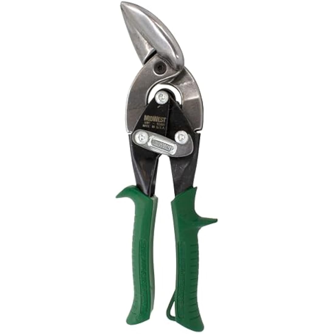 MIDWEST Right Cut Offset Aviation Snips – Forged Steel Tin Shears