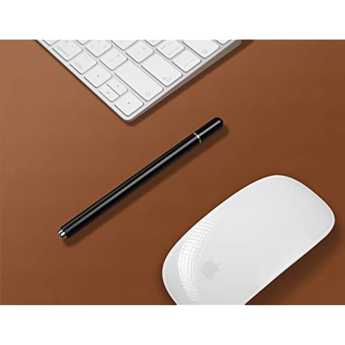 Aothia PU Leather Desk Mat – Non-Slip Waterproof Writing Pad, Brown