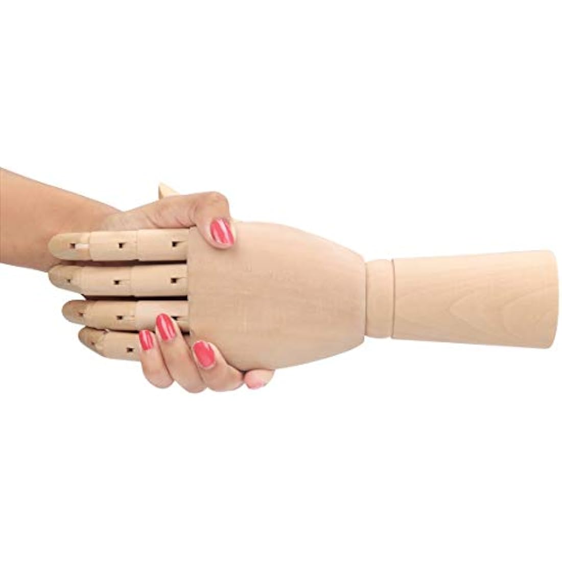 Belle Vous Wooden Mannequin Hands – 2 Pack Posable Art Drawing Models
