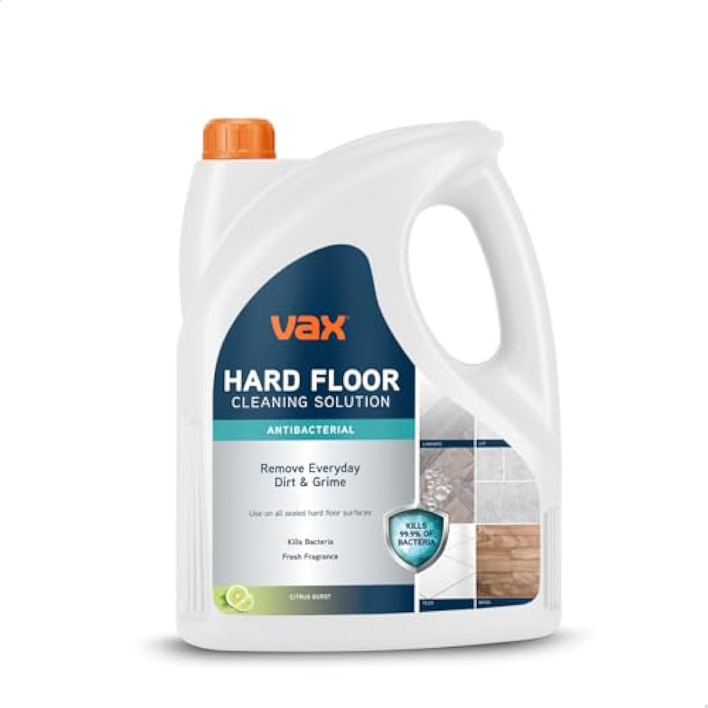 Vax Antibacterial Hard Floor Cleaning Solution - Citrus Burst, 4L