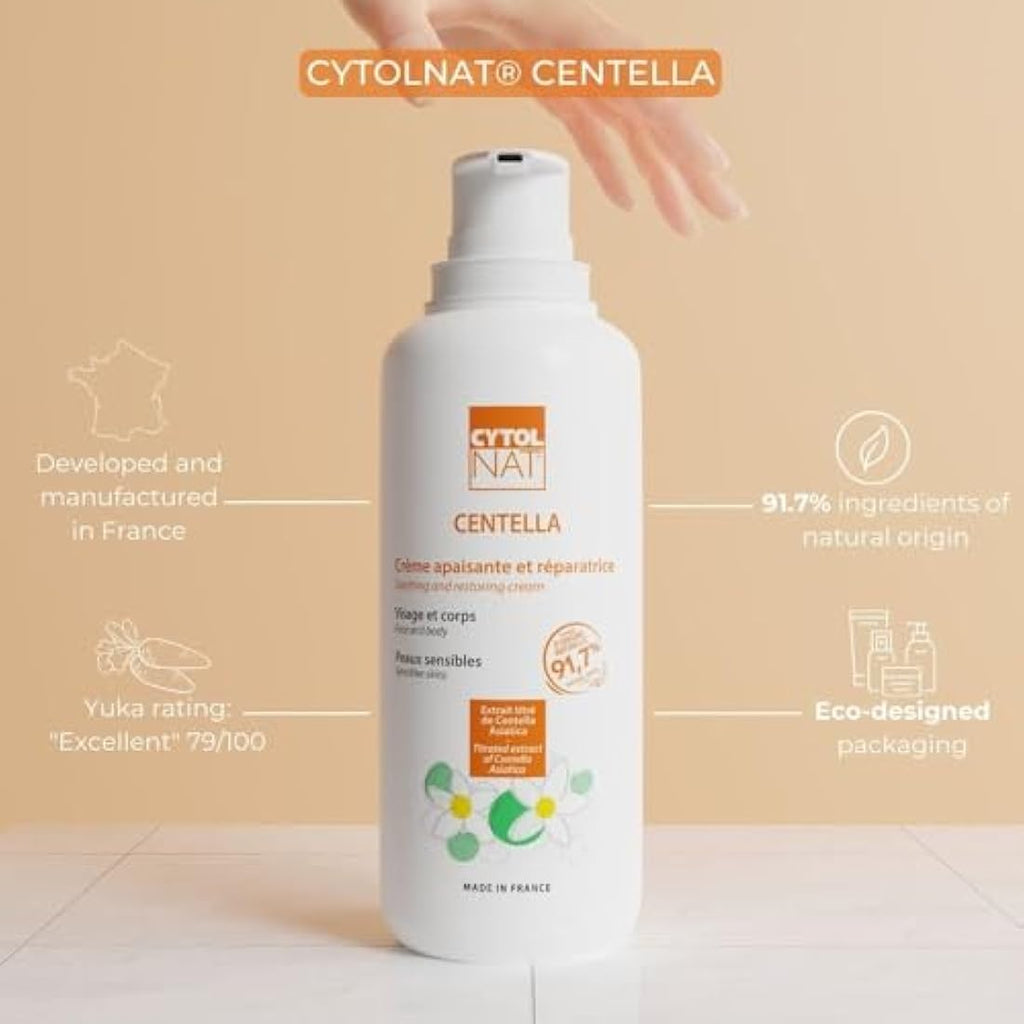 CYTOLNAT Centella Soothing and Repairing Cream – Sensitive Skin – 400 ml