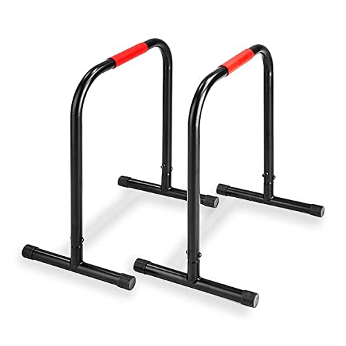 FFitness Adjustable Parallel Bars – Heavy Duty Steel Calisthenics Station