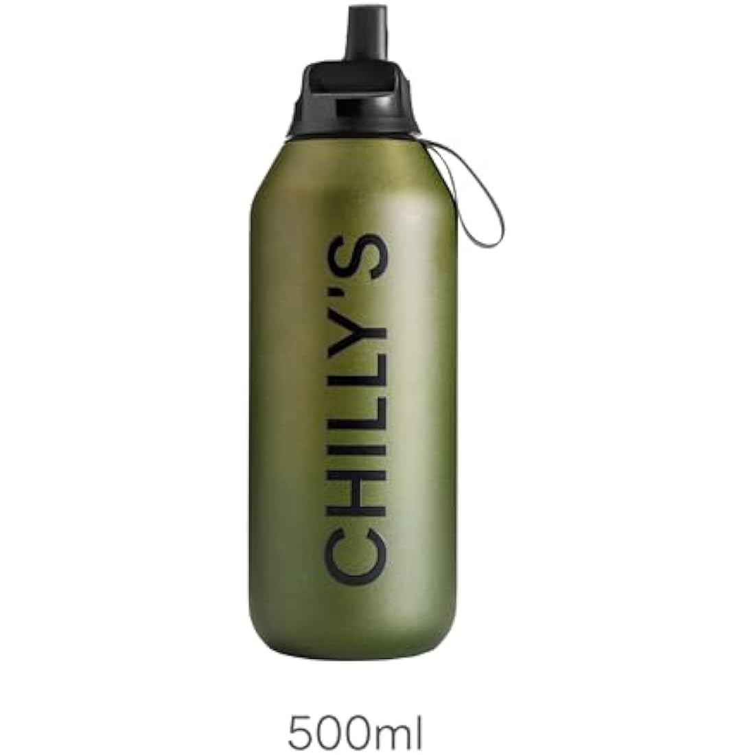 Chilly's Series 2 Flip Water Bottle – Insulated Stainless Steel, 1L