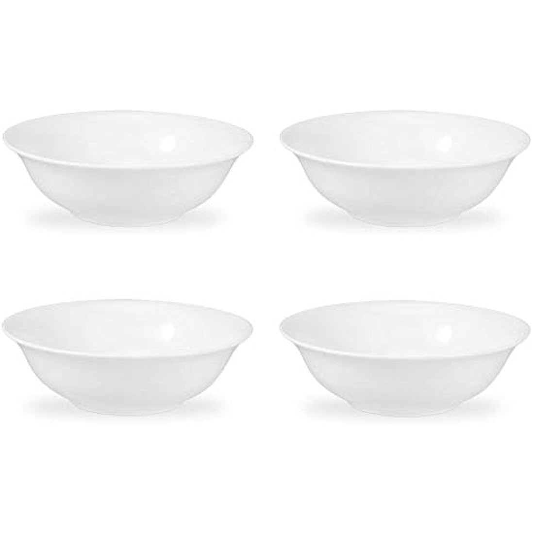 Royal Worcester Serendipity White Porcelain Cereal Bowls - 16cm Set of 4