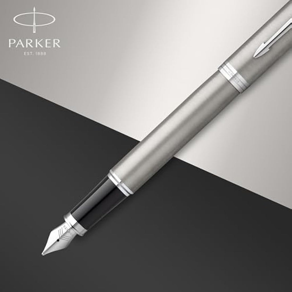Parker IM Duo Gift Set | Fountain & Ballpoint Pen | Stainless Steel