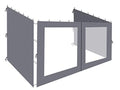 Quick Star Pergola Curtains for 3x4m Wall Tent | Anthracite Polyester
