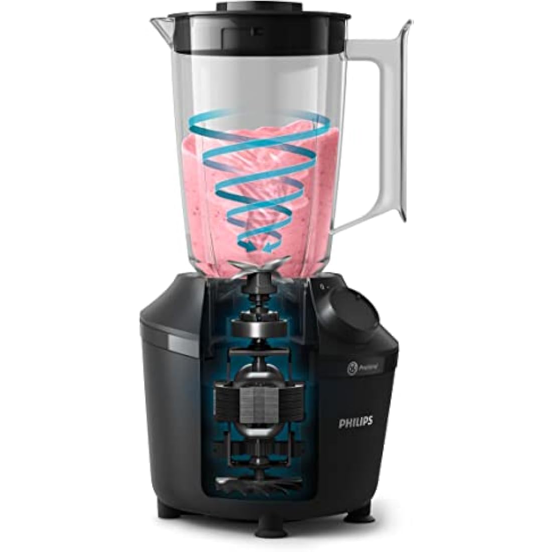 Philips 3000 Series Blender | 450W ProBlend System 1.9L Jar - Black