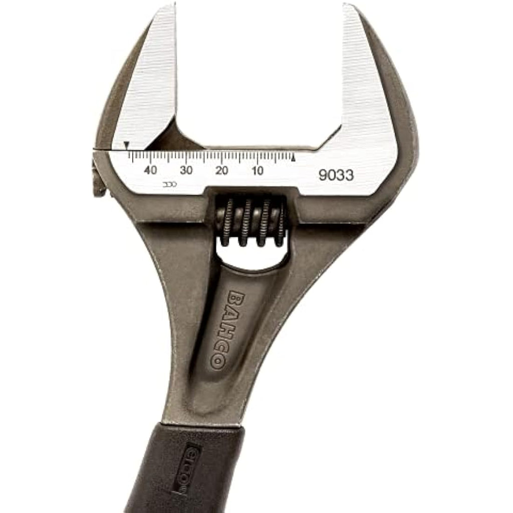 Bahco 9033 Extra Wide Jaw Adjustable Wrench | Alloy Steel, 270mm