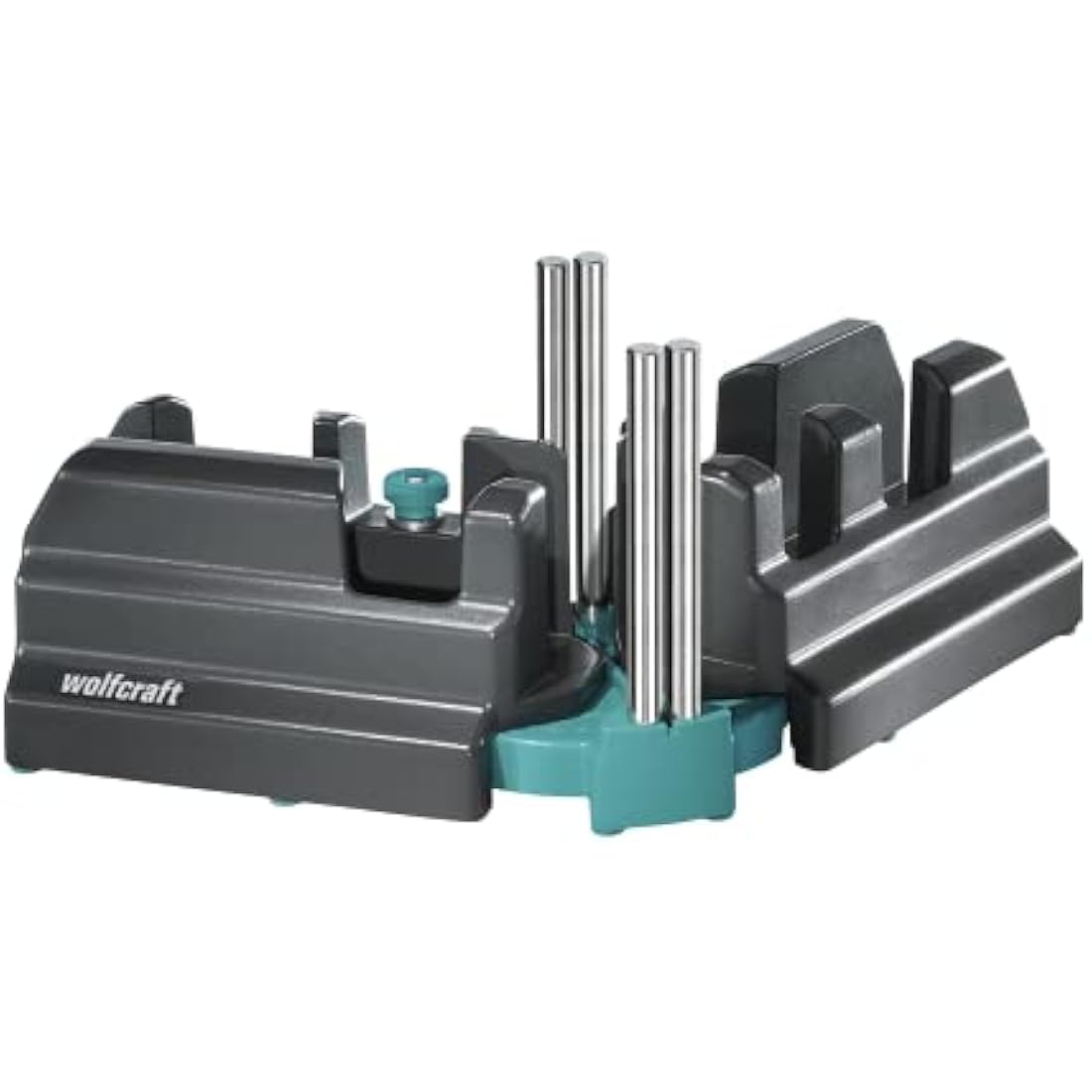 wolfcraft 2-in-1 Bevel and Mitre Box for Precise Baseboards – 100mm