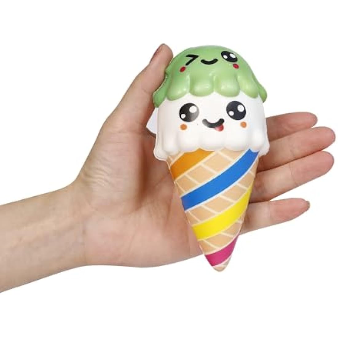 Anboor Ice Cream Squishies – 2 Pcs Slow Rising Kawaii Sensory Toys