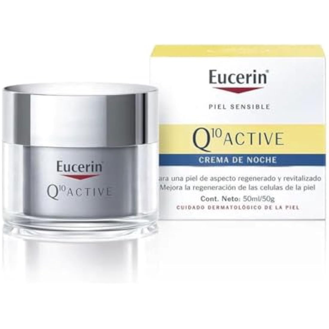 Eucerin Q10 Active Night Cream – Anti-Aging Face Moisturizer, 50ml