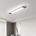 Naroume Modern LED Flush Mount Ceiling Light – 6000K Black Metal Chandelier