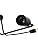 OYIPRO 4-Light Vintage Ceiling Light | Black Metal E27 Chandelier