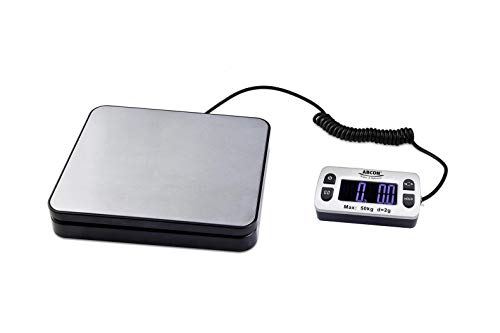 ABCON POSTSHIP 50kg Digital Shipping Scale – Stainless Steel Platform
