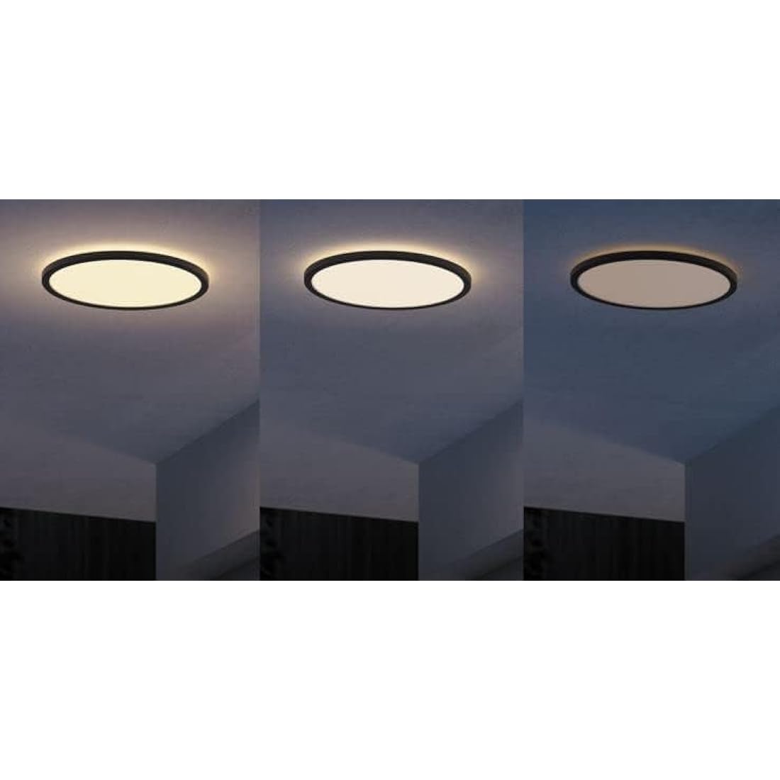 Philips LED Superslim Outdoor Ceiling Light | 15W IP54 Warm White