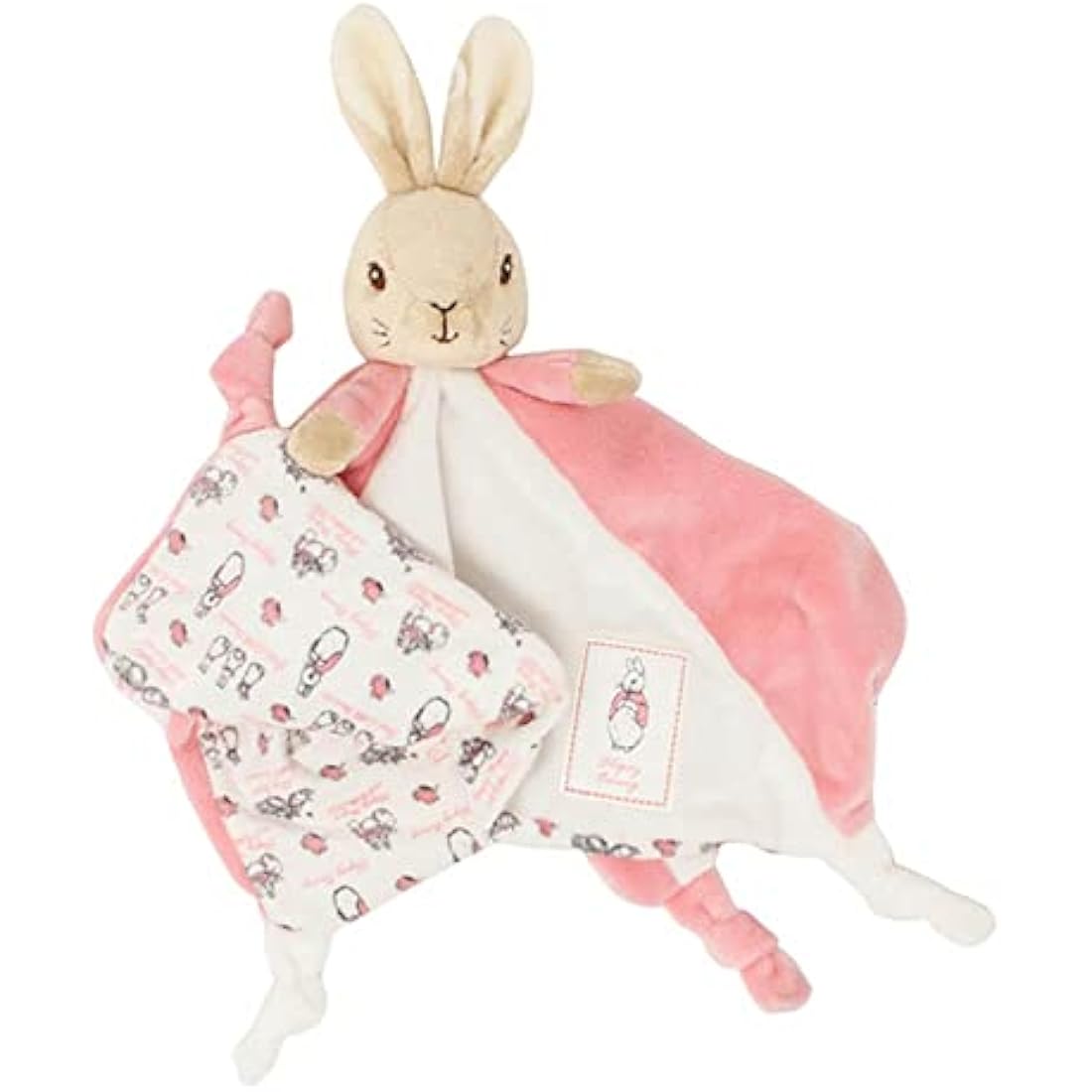 Beatrix Potter Flopsy Bunny Baby Comfort Blanket | Pink Soft Toy
