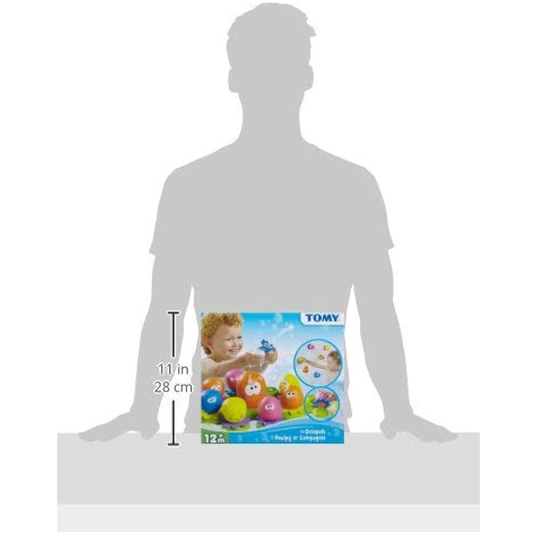 Toomies Octopals Number Sorting Baby Bath Toy | Educational Water Toy