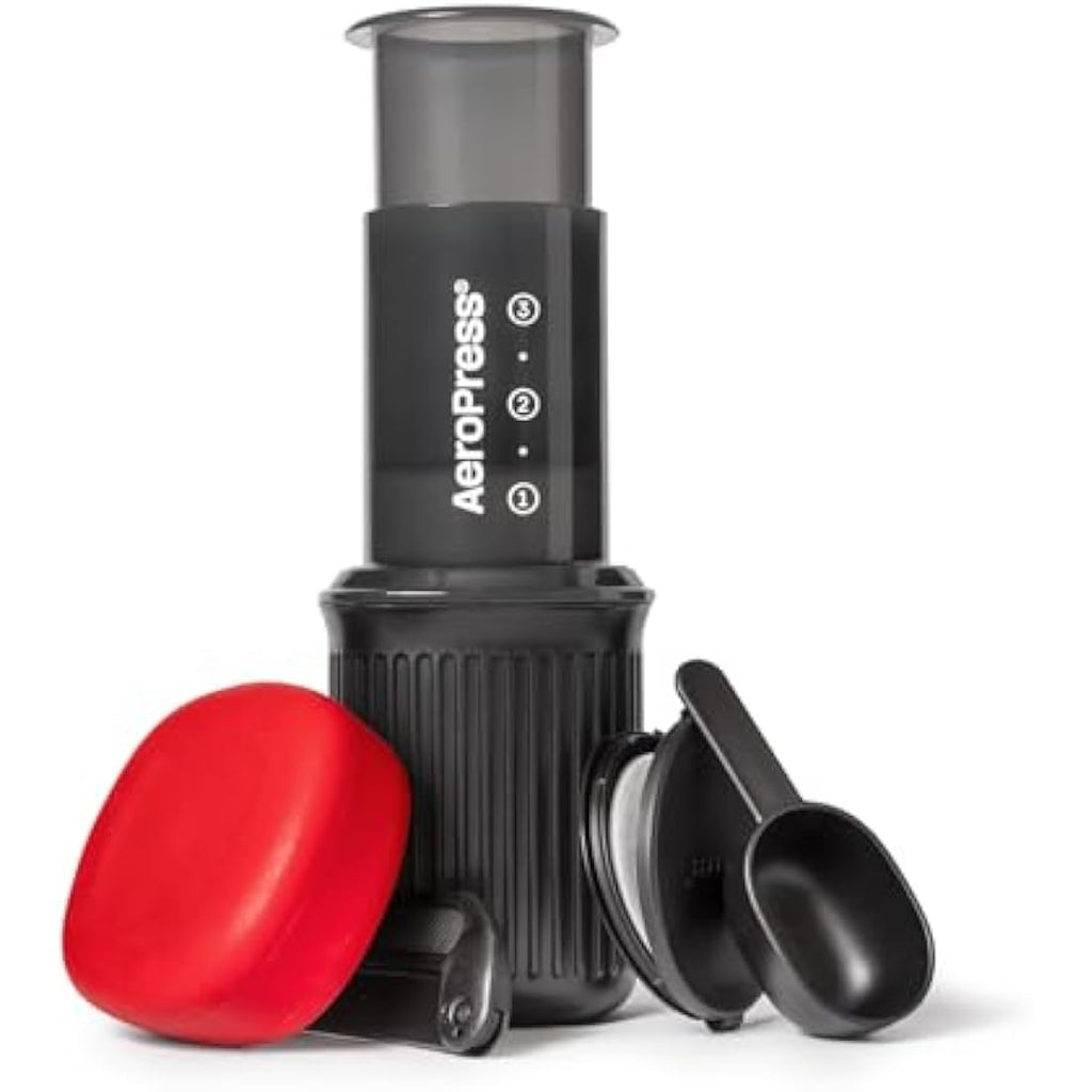 AeroPress Go Portable Travel Coffee Press Kit | Manual Brewer with Mug