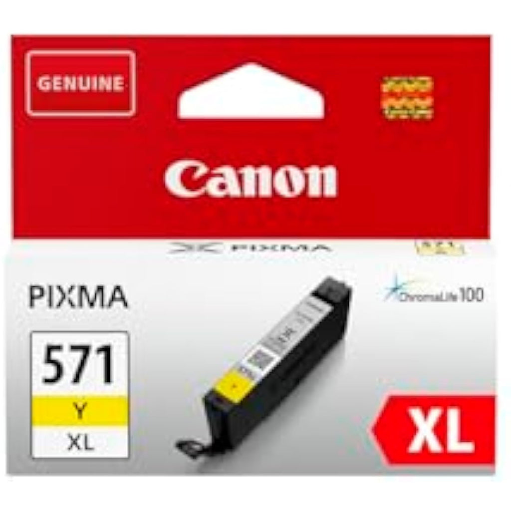 Canon CLI-571XL Yellow High Yield Ink Cartridge | 0334C001 Printer Ink
