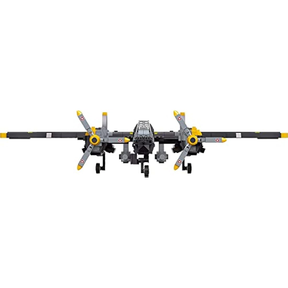 Apostrophe Games P-38 Lightning Fighter Jet Building Block Set - 937 Pcs