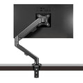 HILLPORT Single Monitor Arm – Gas Spring Desk Mount for 17-34" Screens