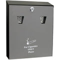 Cathedral Outdoor Ashtray | 3.1L Wall-Mounted Bin with Security Lock