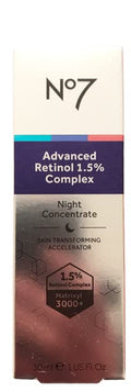 No7 Advanced Retinol 1.5% Complex Night Concentrate Serum – 30ml