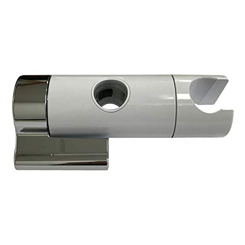 Mira L16J 19mm Shower Head Holder Bracket | White & Chrome Finish