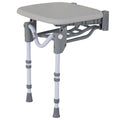 Jolof Store Padded Shower Stool – Adjustable Folding Bathroom Seat