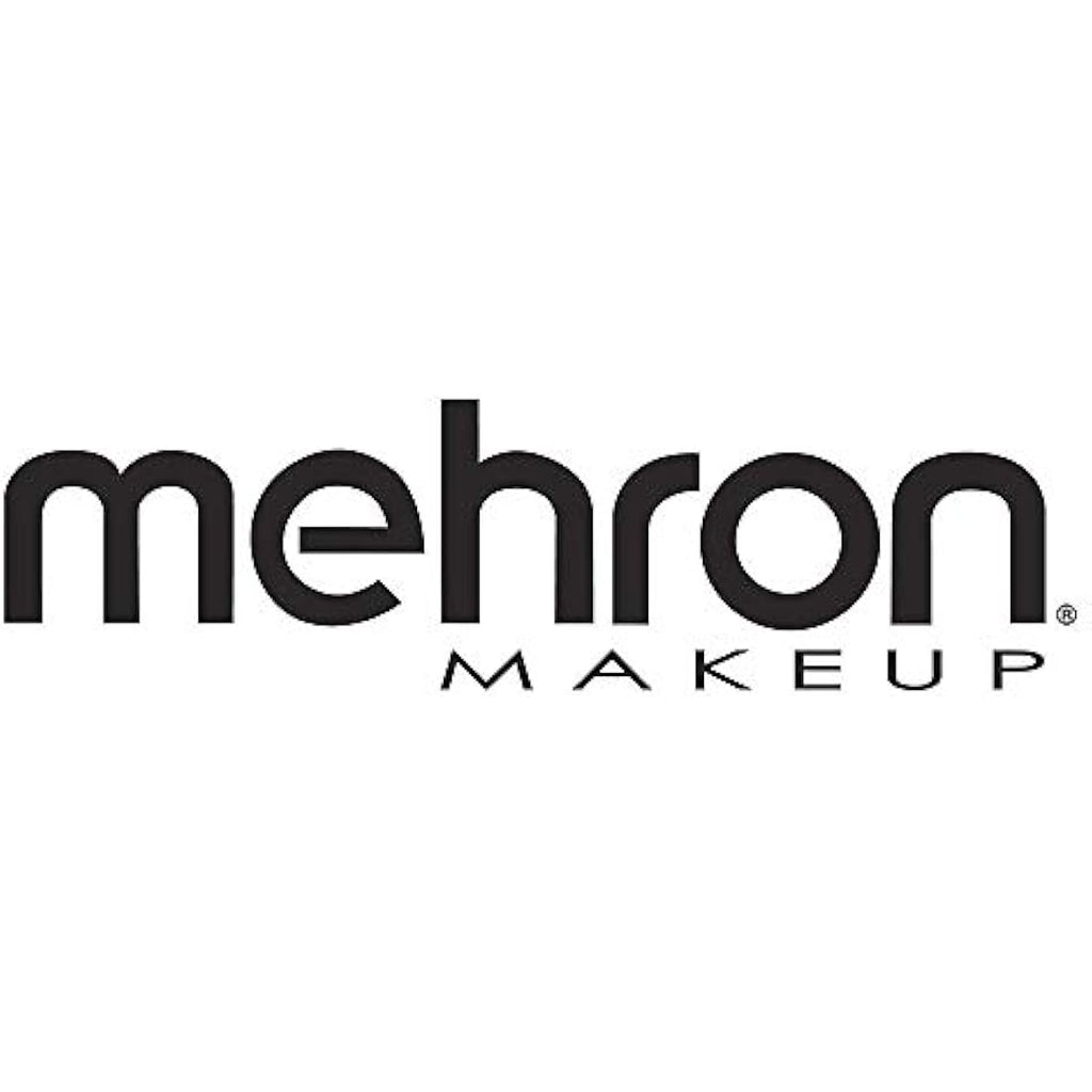Mehron Pro Face & Body Makeup Brush – Round Nylon Bristles for FX