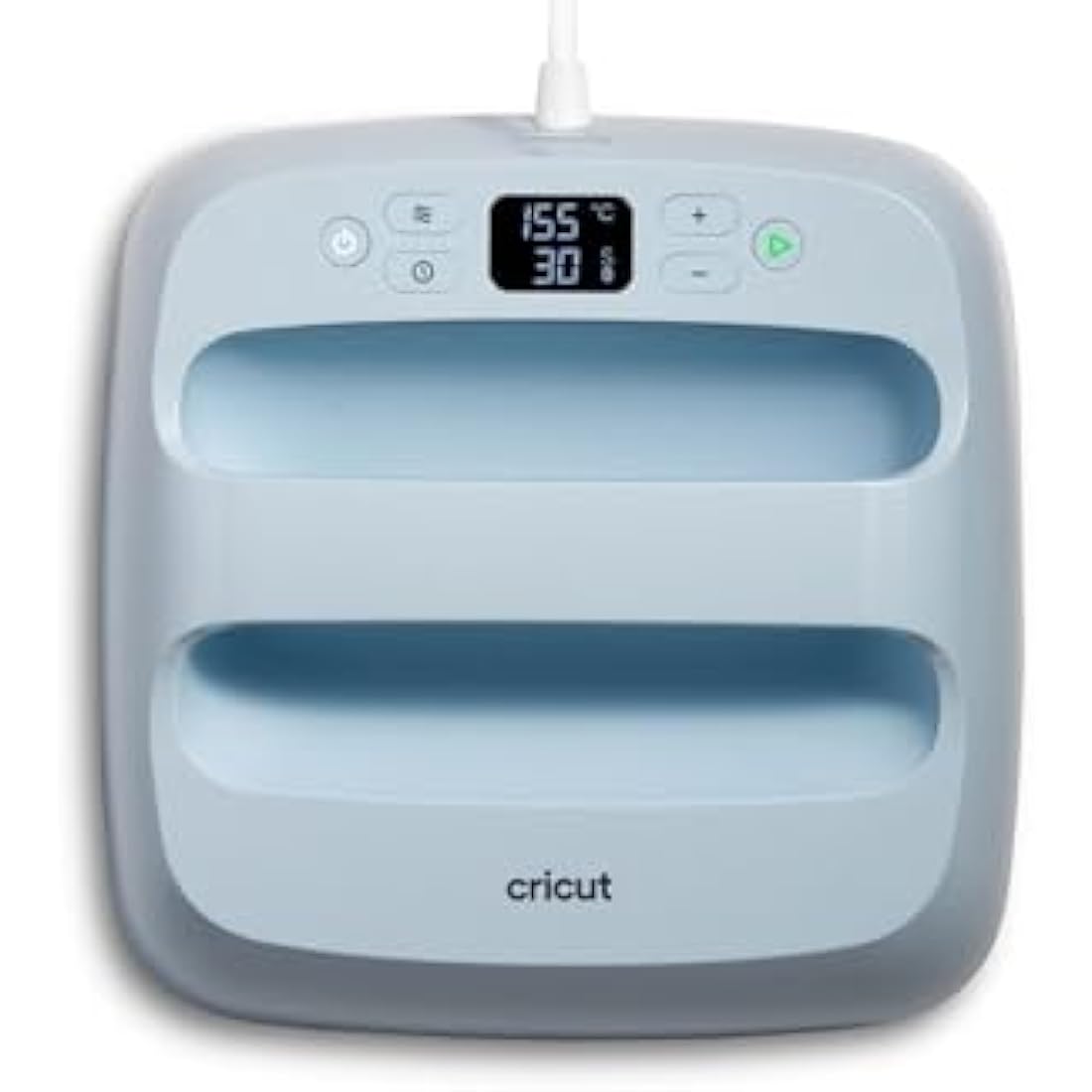 Cricut EasyPress 3 - 9" x 9" Heat Press for HTV & Sublimation - Zen Blue