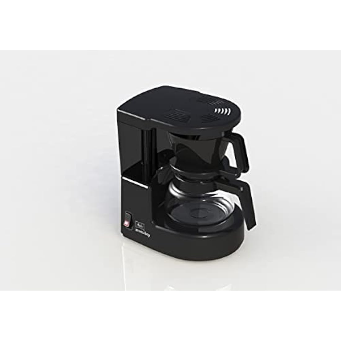 Melitta AromaBoy Filter Coffee Machine – Compact 2-Cup Design, Black