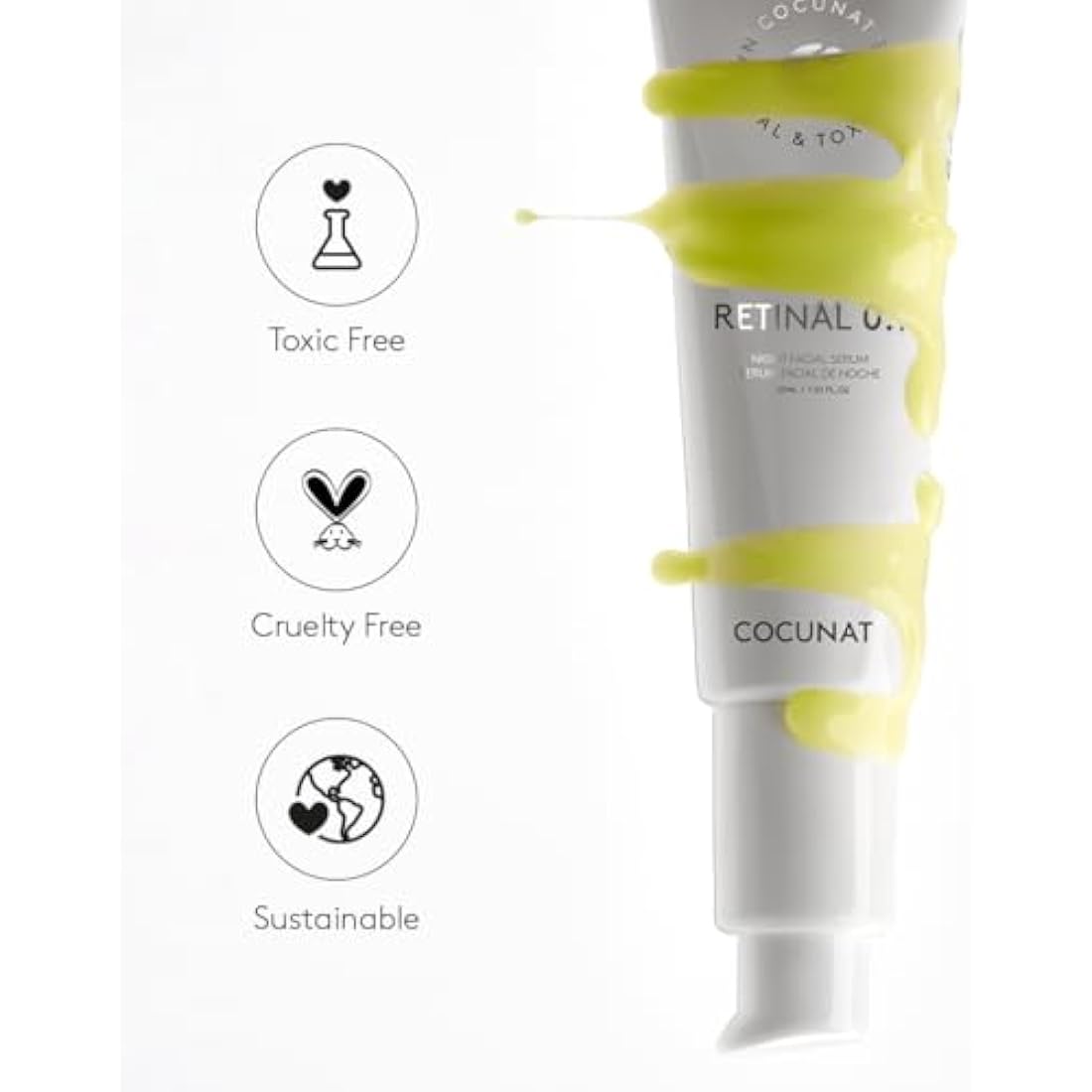 Cocunat Clinical Retinal 0.1 Serum - Anti-Aging Vitamin A with Niacinamide