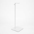 B&NN Adjustable Metal Handbag Rack Tabletop Handbag Purse Display Stand Single Hook Bag Stand Holder White