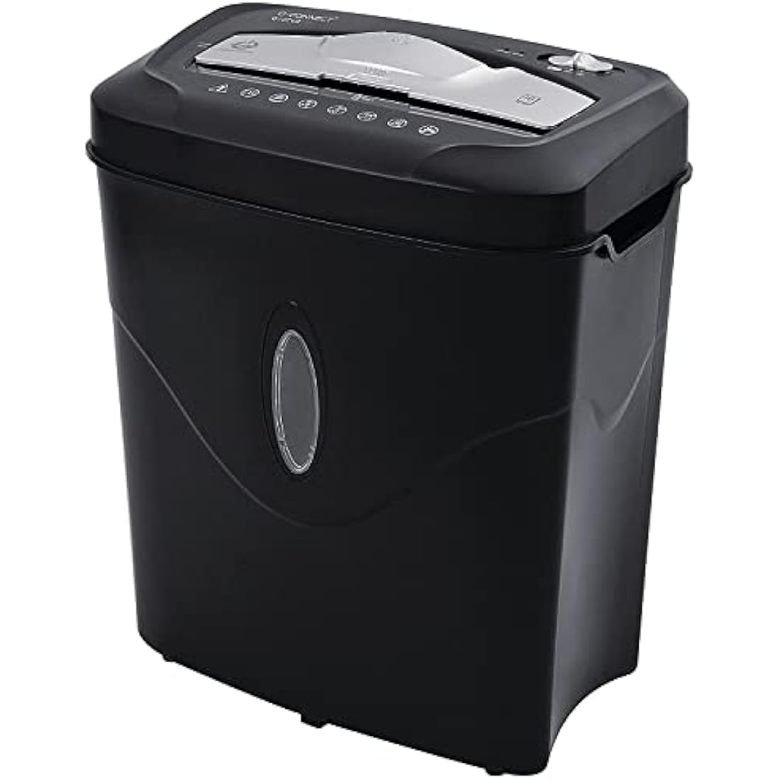 Q-Connect Q10CC2 Cross Cut Paper Shredder - 10 Sheet Capacity, Black