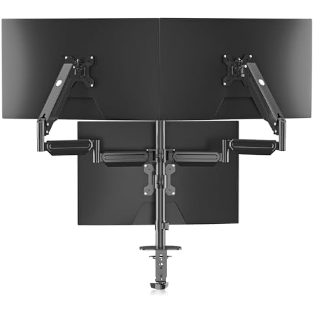 Jolof Store Triple Monitor Mount – Gas Spring Arm for 17-27 Inch Screens