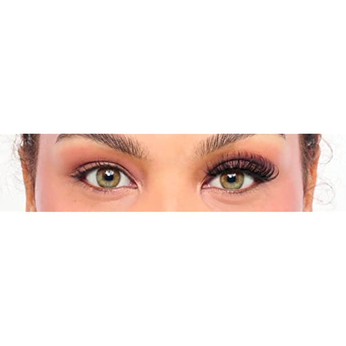 Eylure Volume & Curl No. 112 False Lashes – Black Strip Lashes with Glue
