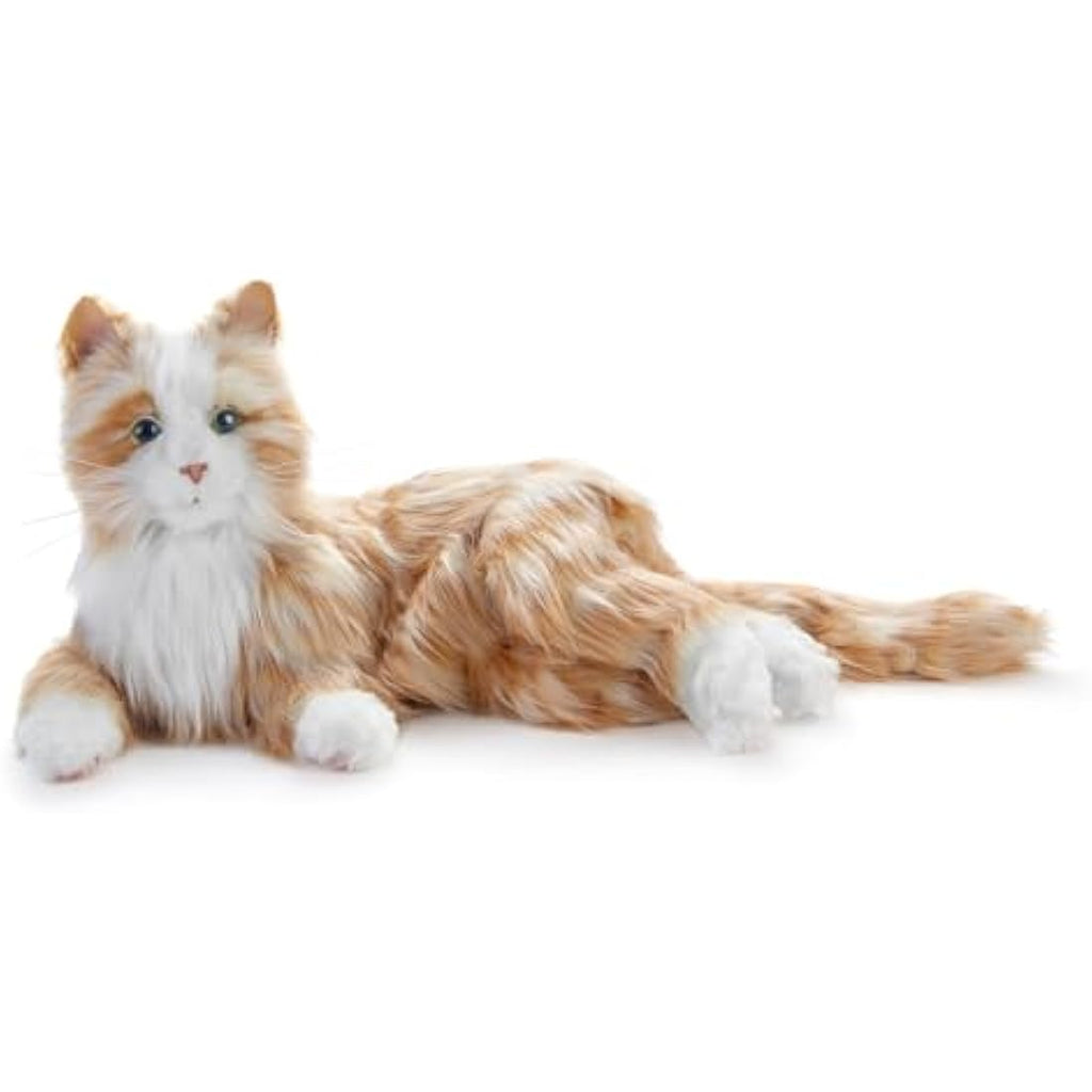 Joy For All Interactive Companion Cat – Lifelike Orange Tabby Pet