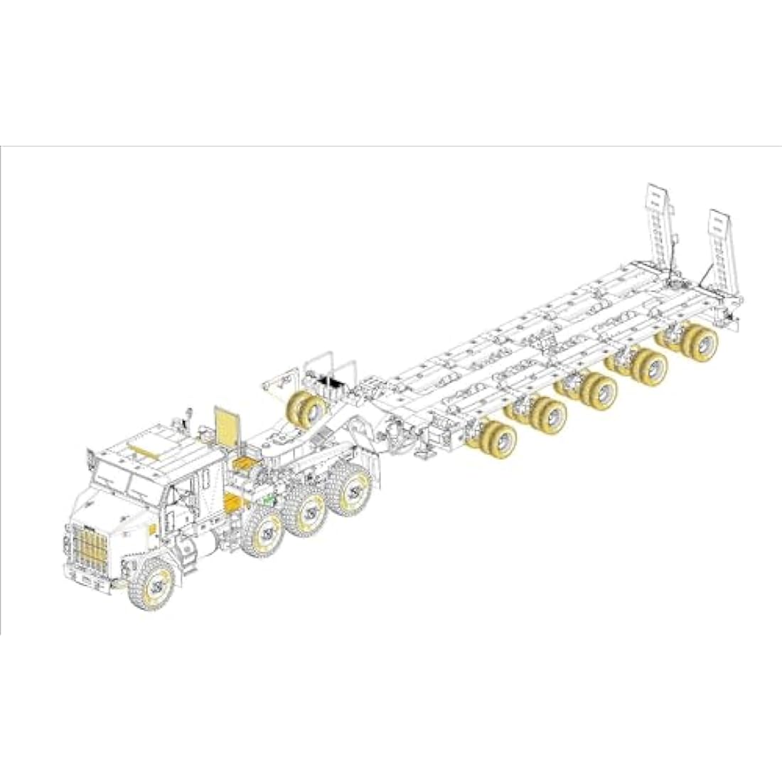 Hobbyboss 1:35 M1070/M1000 HETS Military Plastic Model Assembly Kit