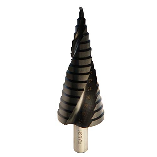 STROTON M35 Cobalt Step Drill Bit for Stainless Steel | 4-32mm 15 Steps