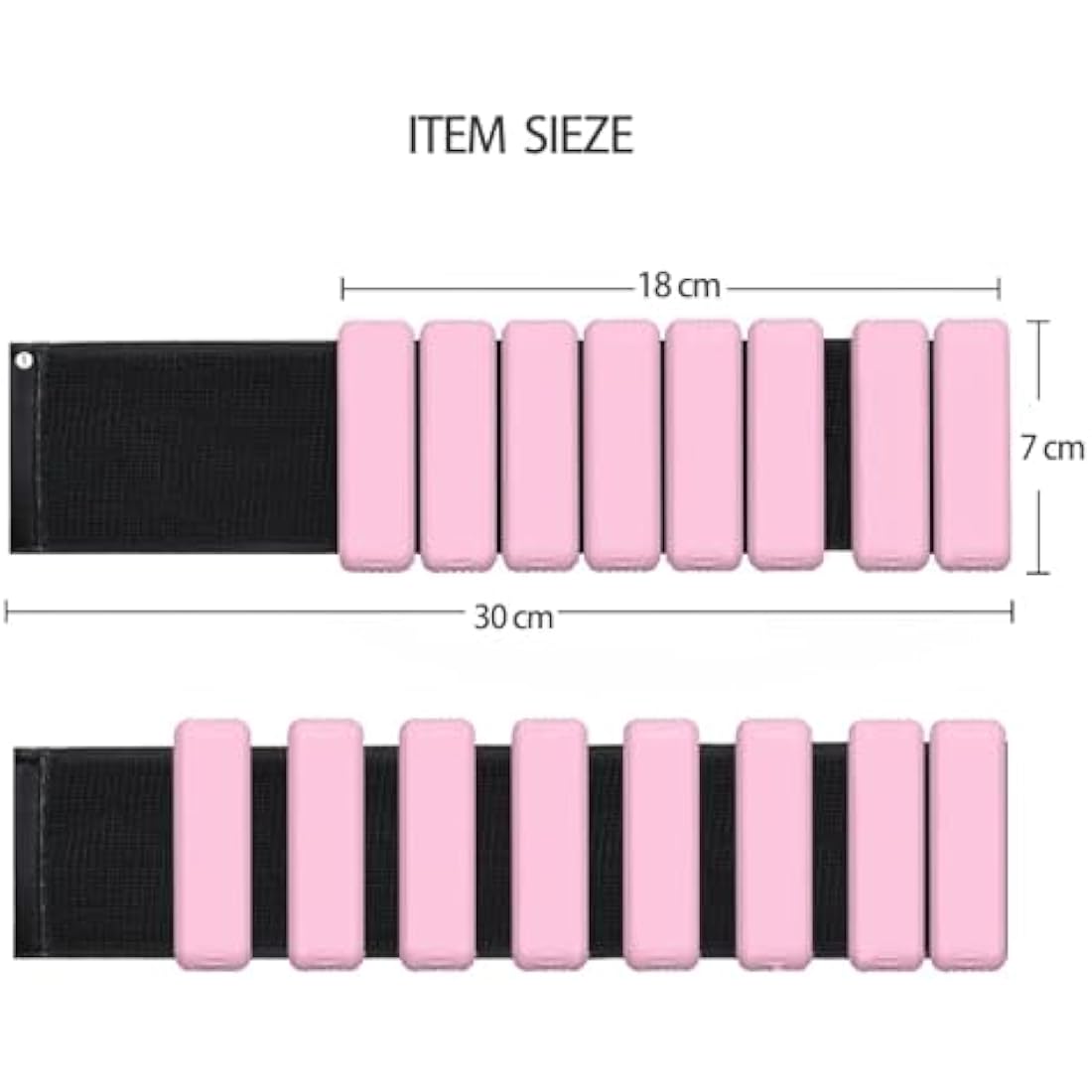 Adjustable Wrist and Ankle Weights Set - 0.5kg Each