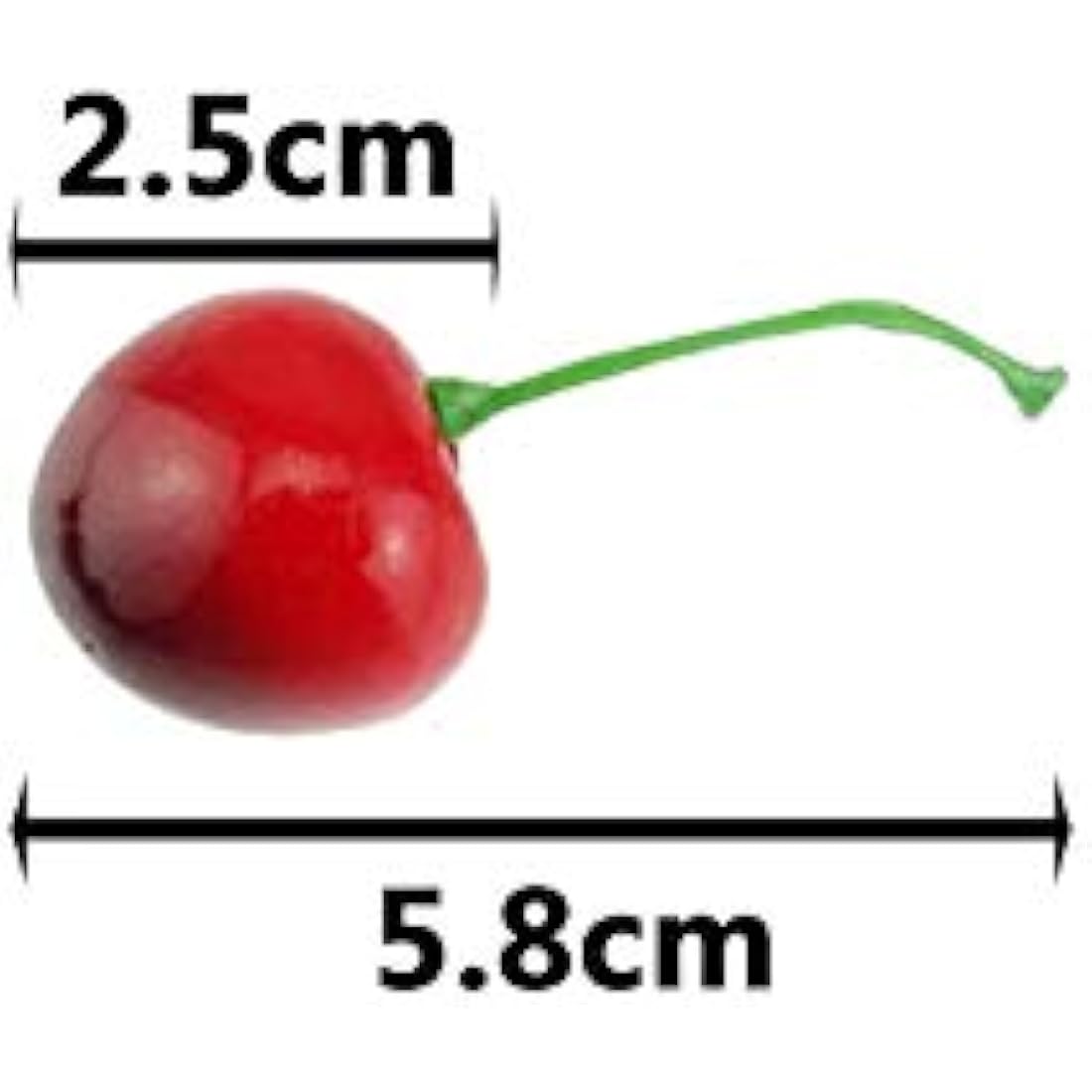 Jolof Store 50 Pcs Artificial Red Cherries – Foam Fruit Vase Filler