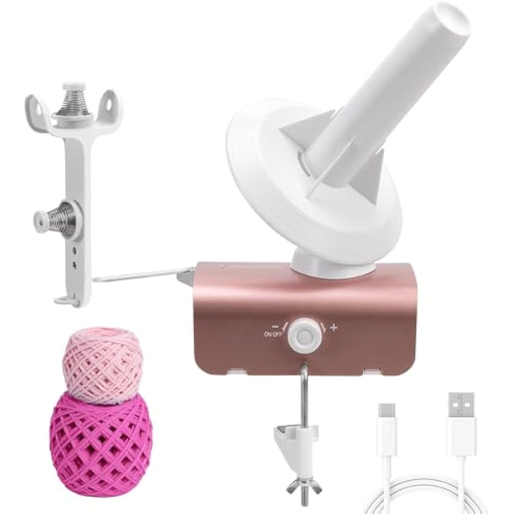 Winartton Electric Yarn Winder – 10 oz Large Capacity Automatic Ball Roller