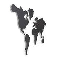 Umbra Mappit World Map Wall Decor – Titanium Magnetic Travel Board