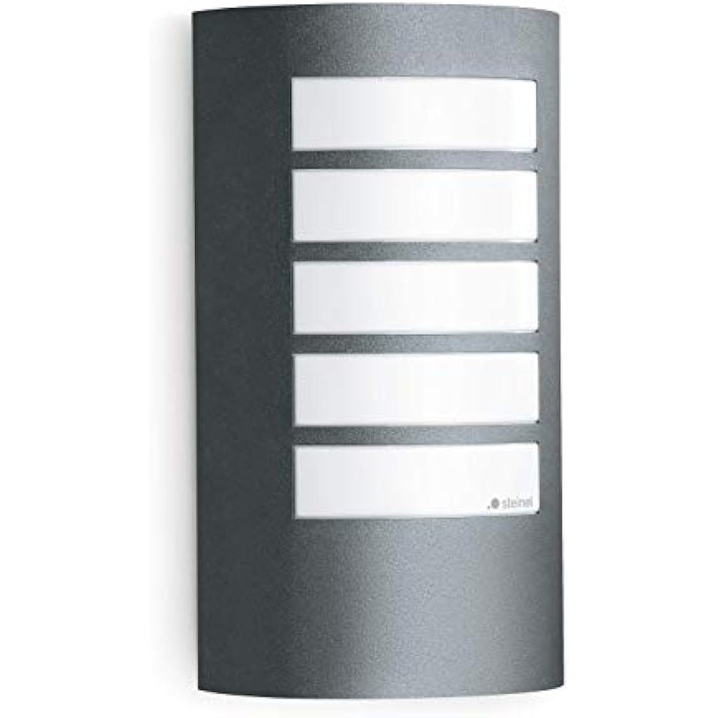 Steinel L 12 Outdoor Wall Light – Anthracite Aluminium E27 Lamp