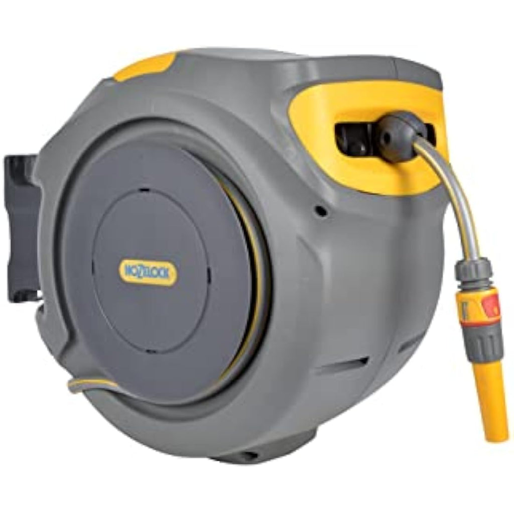 Hozelock Auto Reel 30m Wall-Mounted Retractable Garden Hose Reel