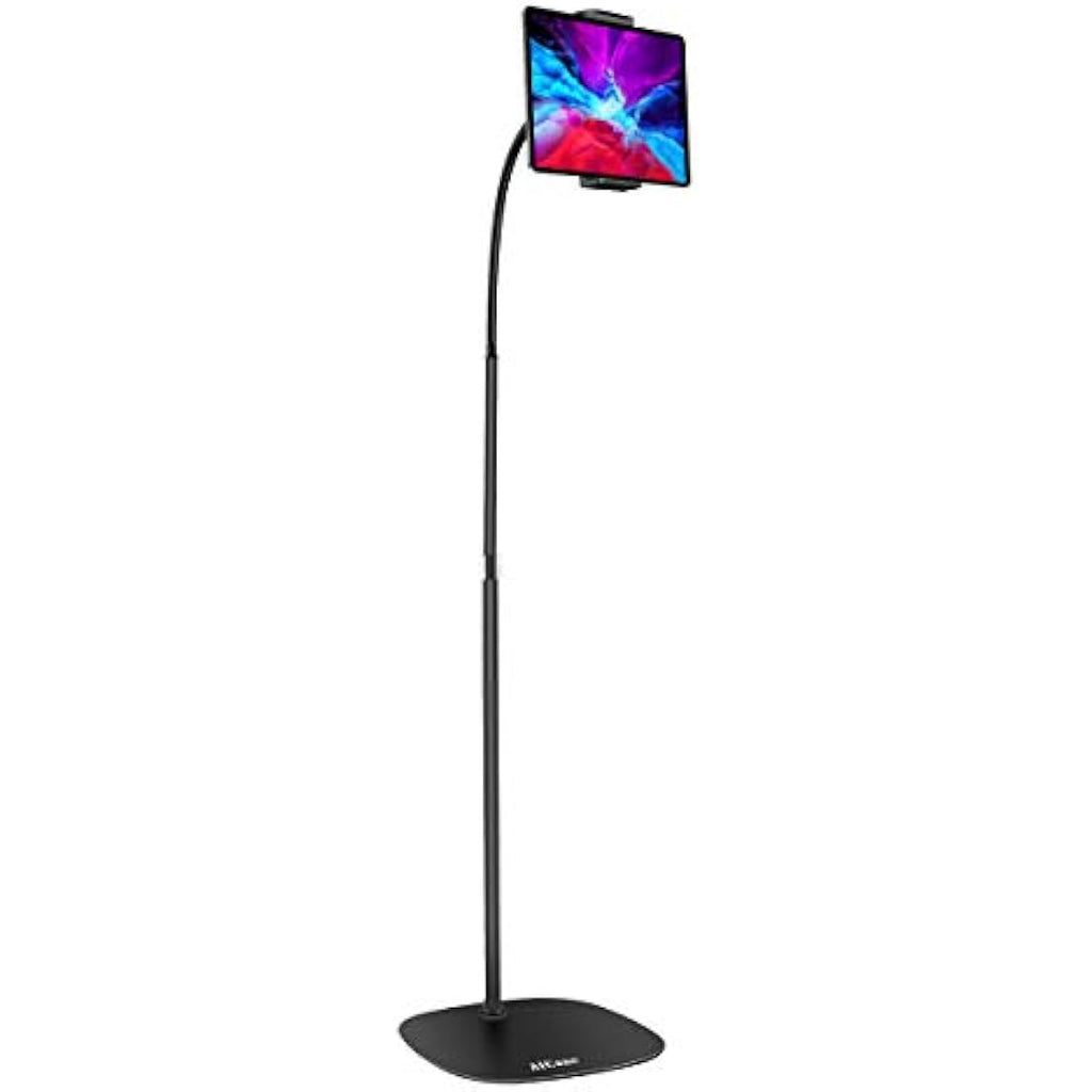 AICase Tablet Floor Stand – Adjustable Gooseneck Holder for iPad 4.6-13"